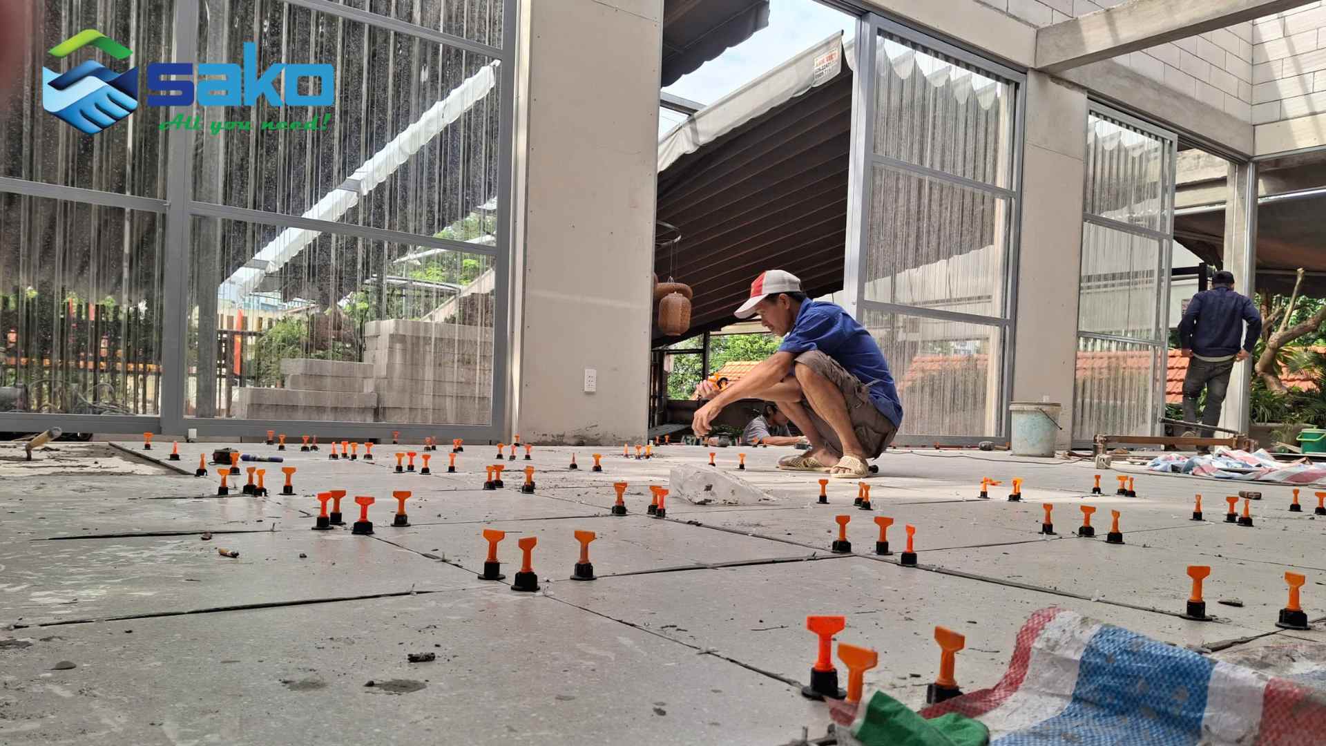 Cải tạo nhà hàng bằng gạch AAC tại đường Hoàng Văn Thụ, Tân Bình