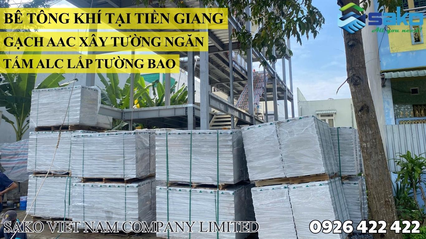 Bê tông khí tại Tiền Giang - Tấm ALC xây tường bao che