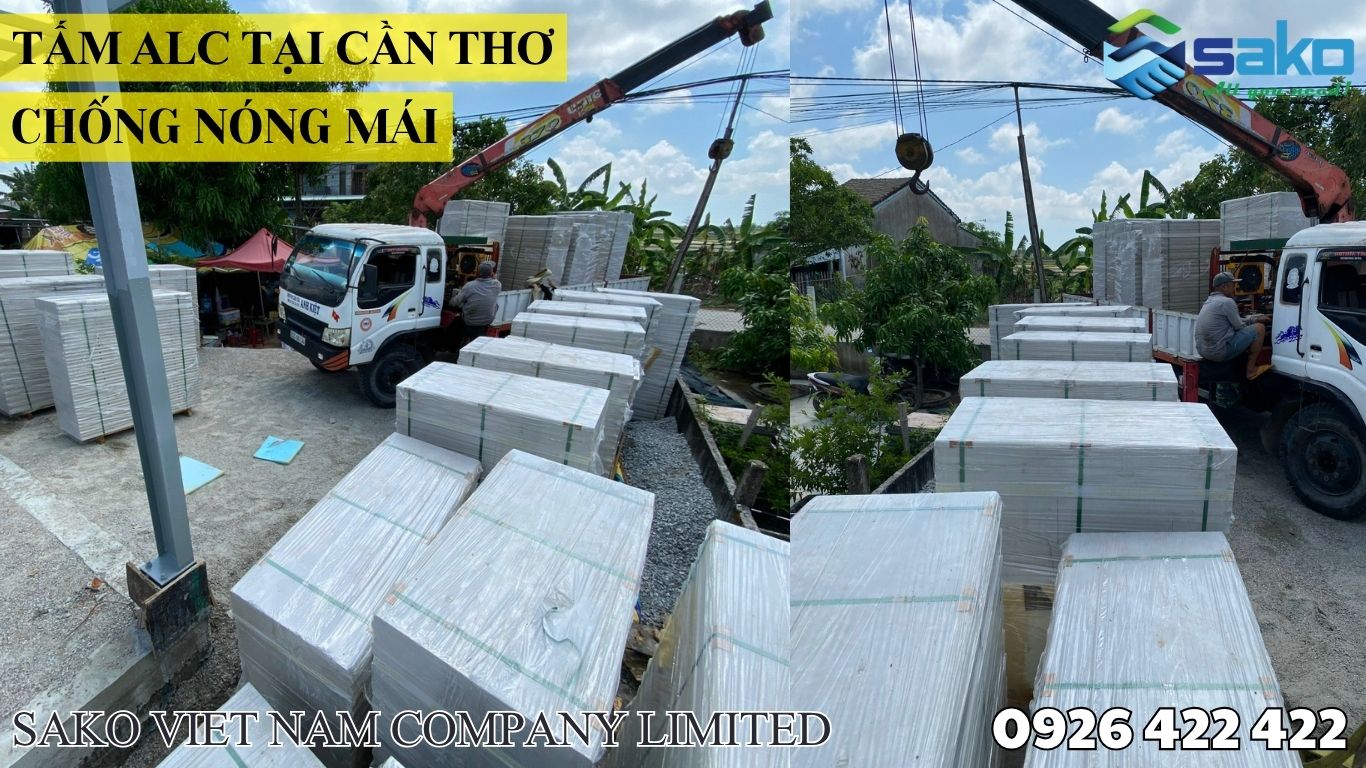 Tấm ALC chóng nóng tại Cần Thơ