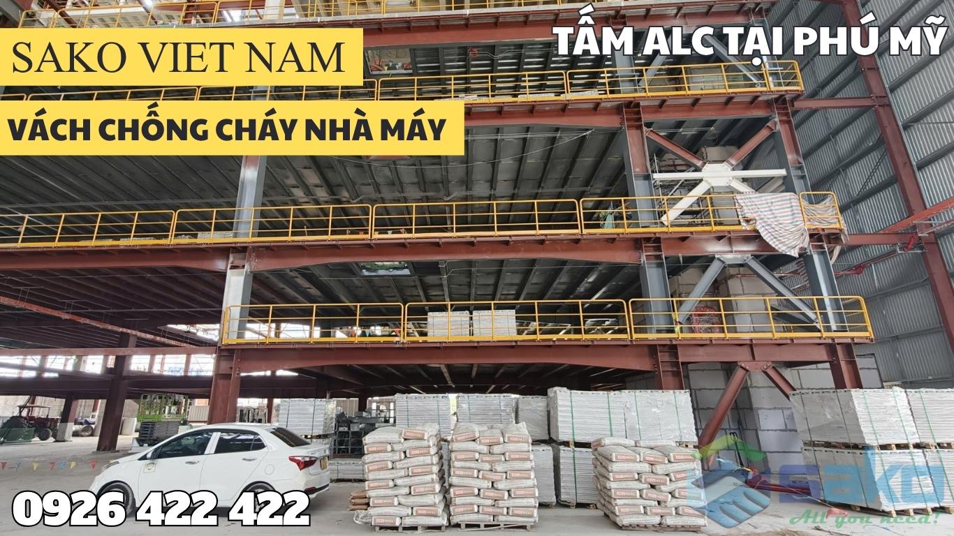 Tấm bê tông khí tại Bà Rịa Vũng Tàu - KCN Phú Mỹ 3