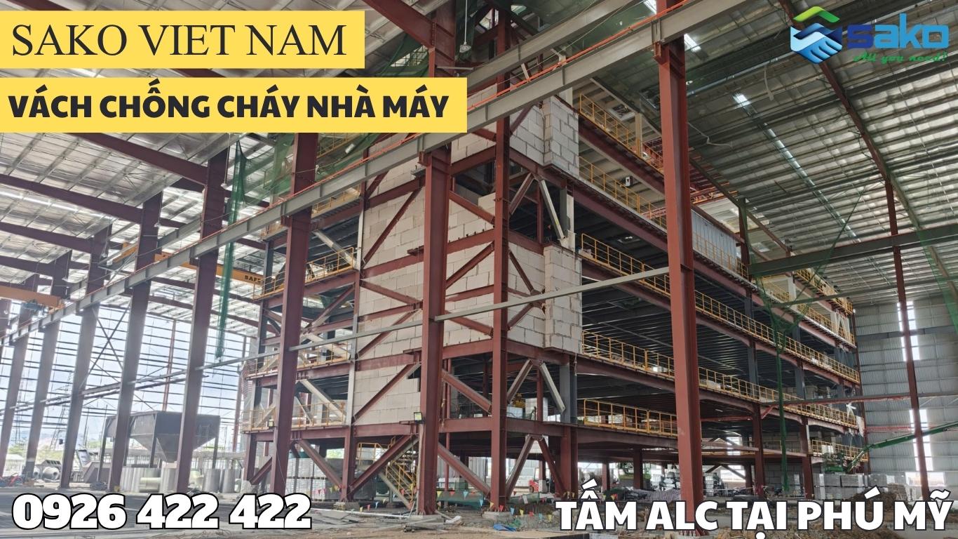Tấm bê tông khí tại Bà Rịa Vũng Tàu - KCN Phú Mỹ 3