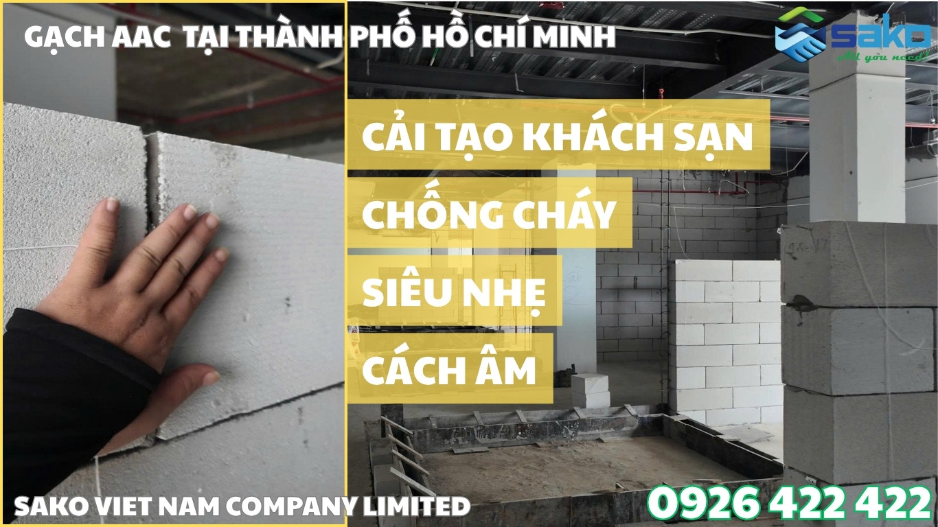 Bê tông khí cải tạo khách sạn – Giải chuyển đổi cho tòa nhà văn phòng & căn hộ dịch vụ