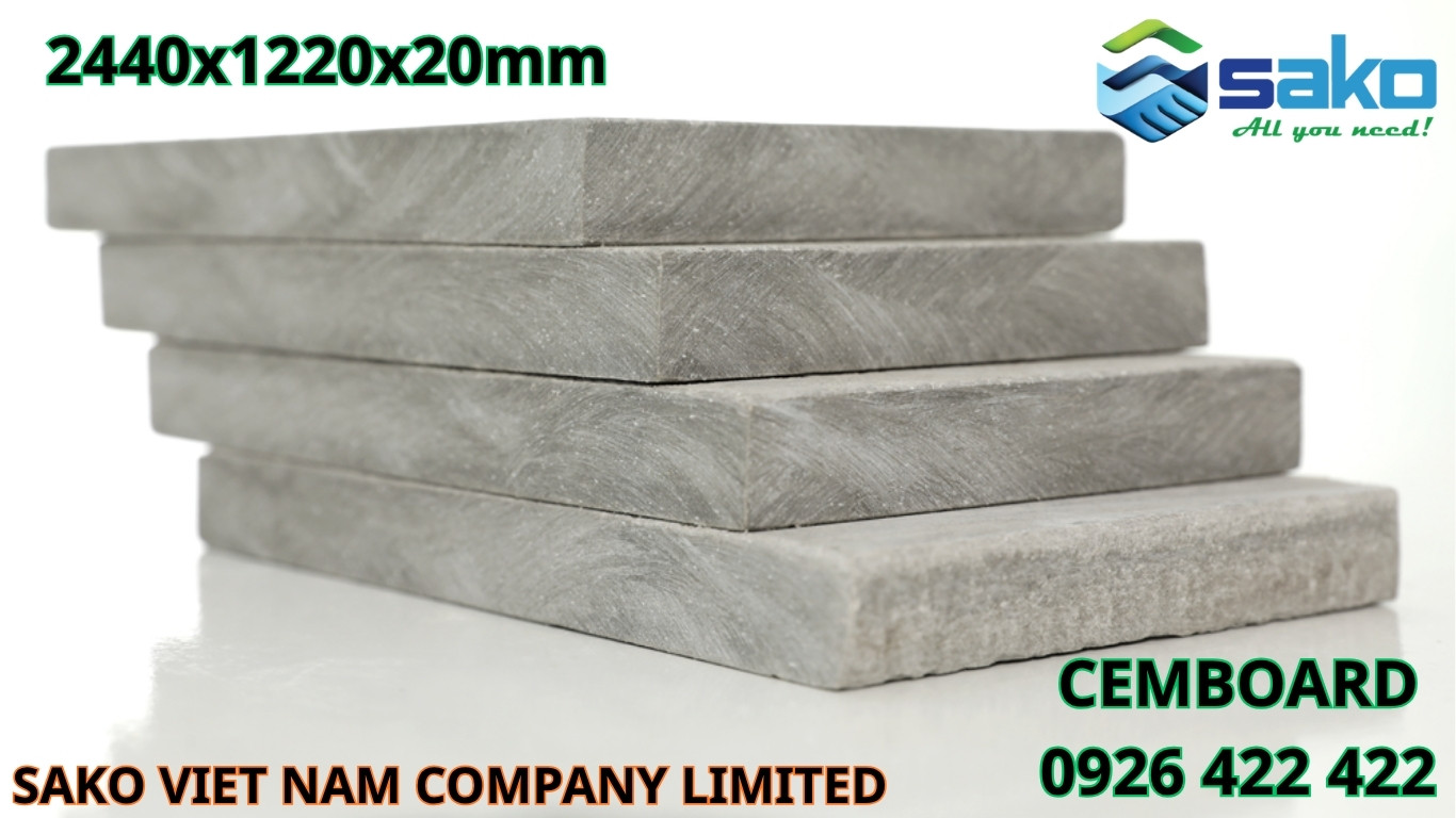 Tấm CemBoard 2440x1220x20mm