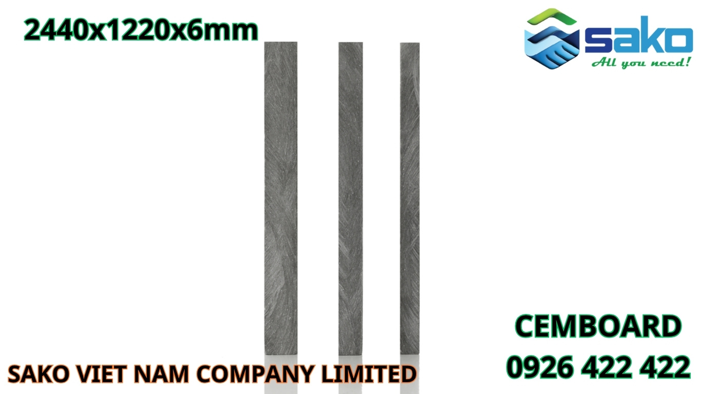 Tấm CemBoard 2440x1220x6mm: Giải pháp vách ngăn và trần chịu ẩm chất lượng cao