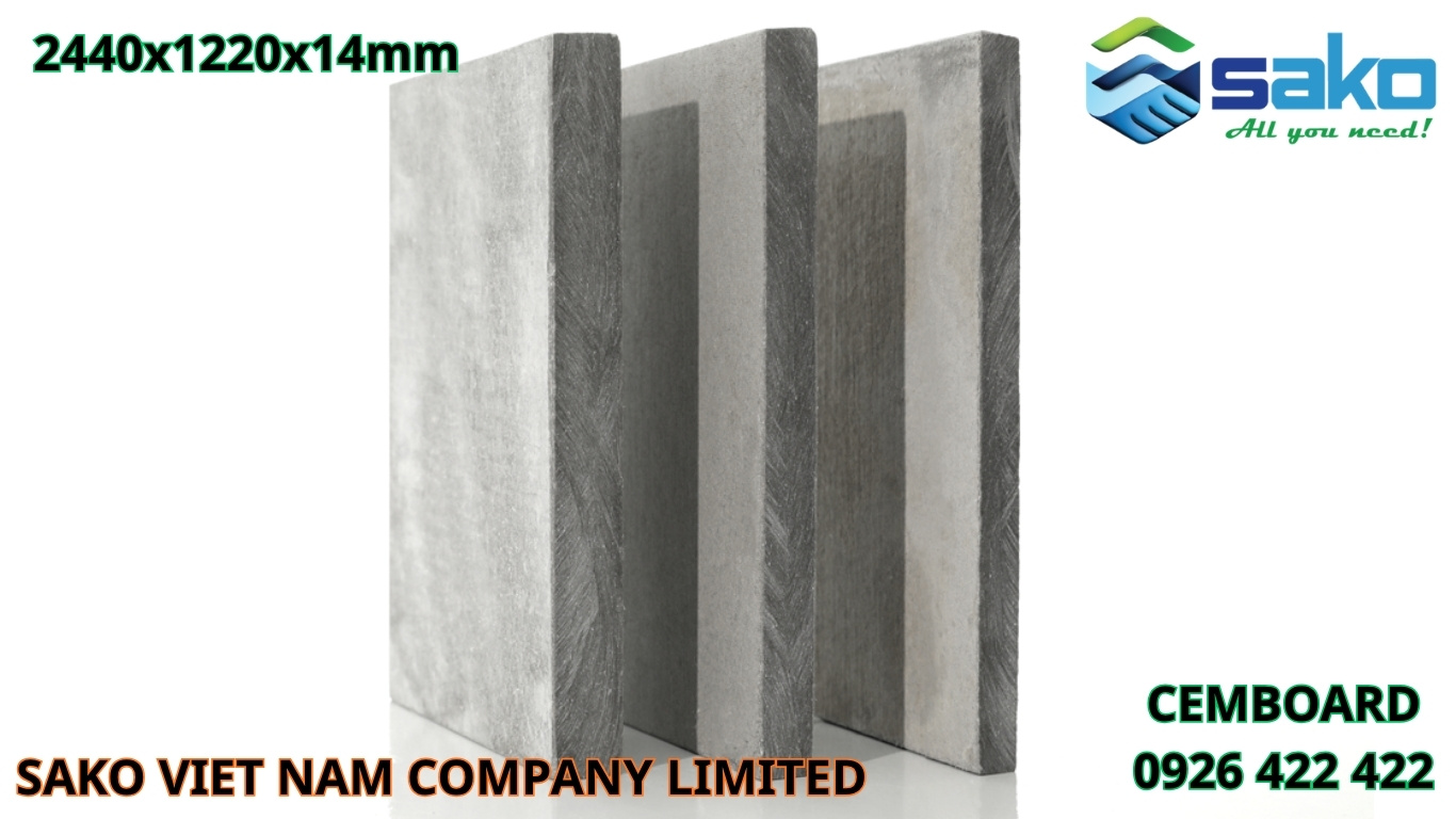 Tấm CemBoard 2440x1220x14mm chính hãng, giá tốt | SAKO Việt Nam