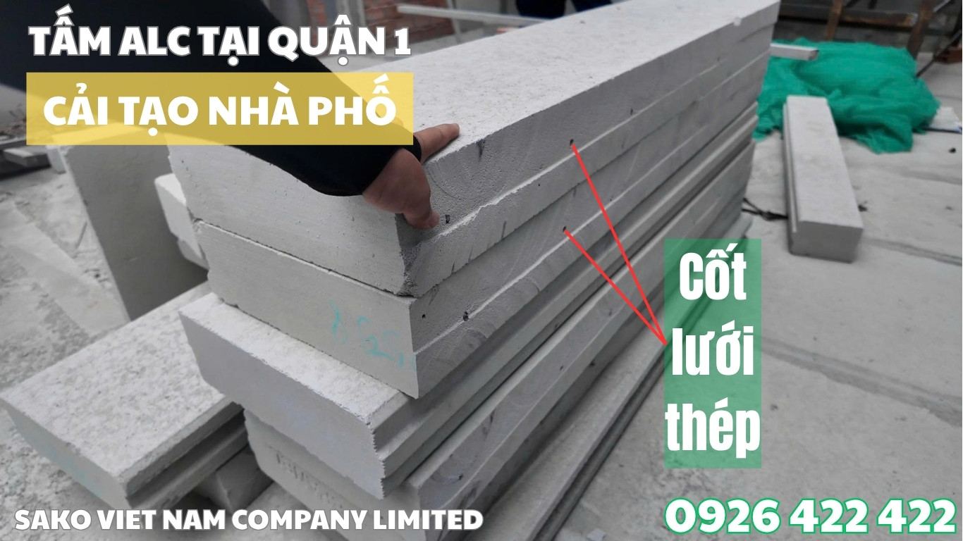 Giải pháp thi công tấm ALC tại Quận 1 cải tạo nhà phố hẻm nhỏ